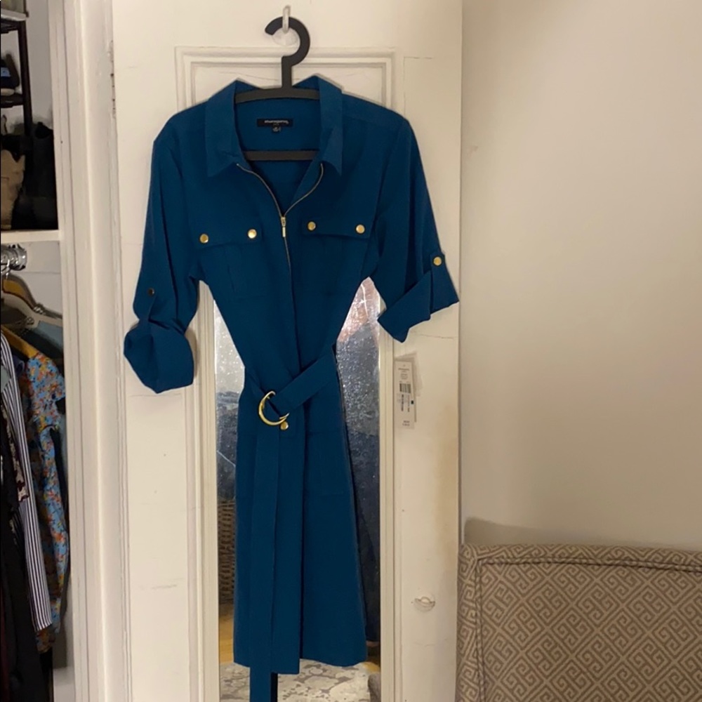 Sharagano Teal Dress - New with Tags!